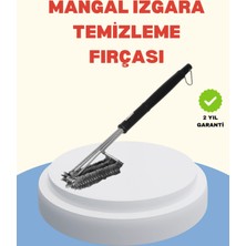 Özbience Uzun Saplı Çelik Telli Izgara Temizleme Fırçası, Pratik ve Güçlü Temizlik