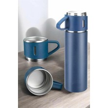 Özbience Pratik ve Şık 500 ml Taşınabilir Basınçlı Termos Seti, Günlük Kullanım Için Ideal