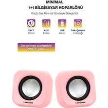 Krl Tak Çalıştır 2'li USB Bilgisayar Hoparlörü – Güçlü Ses, Kompakt Tasarım, Ev-Ofis Kullanıma Uygun