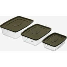 Özbience Set Halinde Kullanışlı Saklama Kapları, Pratik ve Şık Tasarım