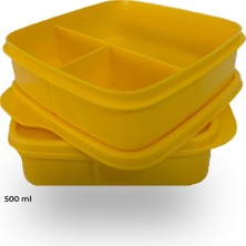 Özbience Sağlıklı ve Şık 500 ml Beslenme Kutusu Çift Paket