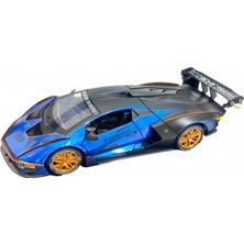 Hobbiez World Lamborghini Essenza SCV12 Diecast Mavi 1/24 Model Araba