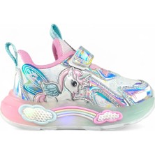 Pepino Unicorn Desenli Işıklı Bebe Çocuk Spor Ayakkabı