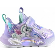Pepino Unicorn Desenli Işıklı Bebe Çocuk Spor Ayakkabı