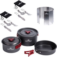 Özbience Pratik ve Şık Kamp Mutfak Yemek Seti, Taşınabilir ve Kullanışlı