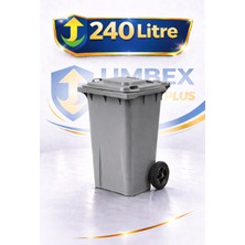 PremiumPort A+ Isıya Dayanıklı 240 Litre Plastik Çöp Konteyneri