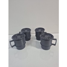 Özbience Şık 4'lü Bardak Seti, Günlük Kullanım Için Zarif ve Dayanıklı