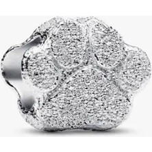 KFS Dokulu Pati Mini Charm 925 Ayar Gümüş