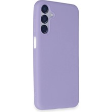 Newface Muratech New  Galaxy M15 Kılıf First Silikon - Lila