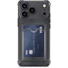 Piyasa Sepeti iPhone 17 Pro Max Kartlıklı Antişok Kılıf Füme