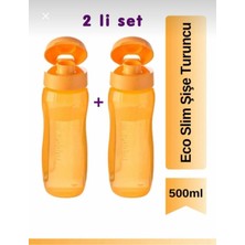 Özbience Slim 500ML Turuncu Şişe, Şık ve Pratik Tasarım, Kolay Taşıma