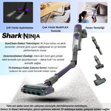 Shark Powerdetect Turbo Başlıklı Şarjlı Dikey Süpürge