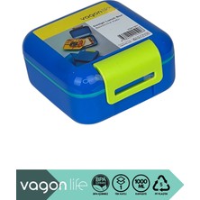 Özbience 1000ML Plastik Lunchbox, Tek Katlı, Bölmesiz, Dayanıklı ve Pratik Sefer Tası