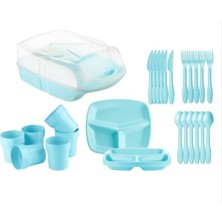 Özbience Pratik ve Şık 32 Parça Piknik Seti, Doğa Keyfi Için Mükemmel!