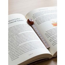 Esha Store Akik Doğal Taşlı Kitap Ayracı ve Cetvel Eukyak
