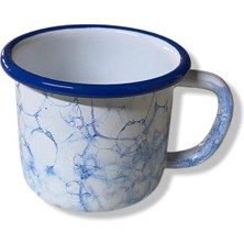 Özbience Mavi Emaye Büyük Çorba Kupası 350ML, Şık ve Kullanışlı Tasarım