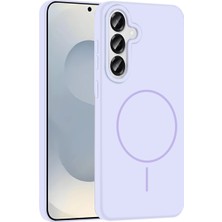 LTG Nova Galaxy S25 Kılıf Jully Magsafe Kapak - Lila