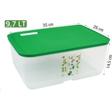 Özbience Yemek ve Saklama Için 9,7 Litre Kapasiteli Şık ve Kullanışlı Saklama Kabı