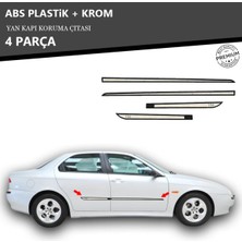 KromGaraj Alfa Romeo 156 Yan Kapı Koruma Çıtası Plastik + Krom
