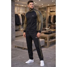 Zeyra Light Yeni Sezon Dik Yaka Fermuarlı Comfort Fit Erkek Eşofman Takımı