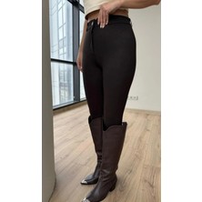 Lokadi Yüksek Bel Çelik Kumaş Toparlayıcı Pantolon Tayt - Full Esnek Fit