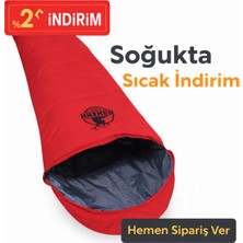 Özbience Açık Havada Konfor Sağlayan, Dayanıklı ve Sıcak Kışlık Uyku Tulumu Seti