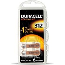 Savarga Duracell 312 Işitme Cihaz Kulak Pili 6 Parça  Kutu (4801)