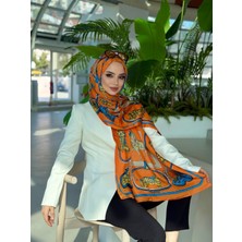 Buscarfs Turuncu Ipek Şal