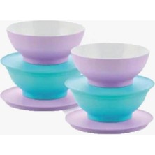 Özbience Şeffaf ve Şık 4'lü Kase Seti, Pratik Kullanım ve Şıklık Sağlar