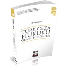 Savaş Yayınevi Türk Ceza Hukuku Genel Hükümler Konu Anlatımı Savaş Yayınları 2026