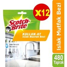Scotch Brite Kullan-At Islak Mutfak BEZI-480YAPRAK(40*12)