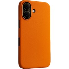 İlkyaz Fashion Joko Apple Iphone 17 Wonder Deri Magsafe Kapak - Turuncu