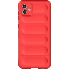 Newface Muratech New  Galaxy A06 Kılıf Optimum Silikon - Kırmızı