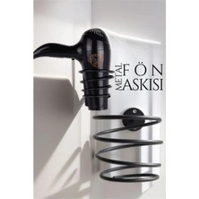 Pileli Store Turk Metal Fön Askısı Siyah