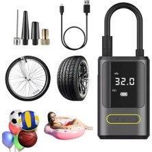 Savarga Kablosuz Oto Araç Mini 4000MAH 150 Psı Işıklı Oto Hava Kompresörü KA-760 (4801)