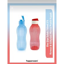 Özbience Şişe 750 ml 2'li Gökyüzü Mavisi ve Kırmızı, Sağlıklı ve Şık Tasarım