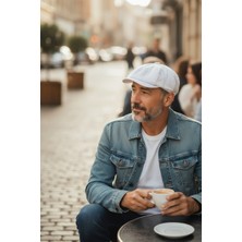 İldeşli Yazlık Ingiliz Model Kasket Erkek Peaky Blinders Yazlık Ince Şapka Cap