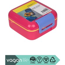 Özbience 1000ML Çocuk ve Yetişkin Için Tek Katlı Bölmesiz Plastik Lunchbox