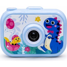 Bubitechh Lf-Y6 Çocuklar Için Dijital Fotoğraf Makinesi Mavi