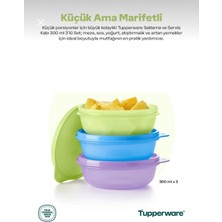 Özbience Renkli 300 ml Şeker Kapları Seti, 3'lü, Şık ve Kullanışlı Tasarım