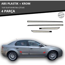 KromGaraj Alfa Romeo 159 Yan Kapı Koruma Çıtası Plastik + Krom