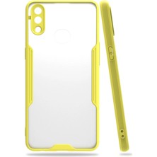 Newface Muratech New  Galaxy A10S Kılıf Platin Silikon - Sarı