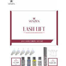 Venzen 2in1 Lash Lift, Kirpik Lifting Seti, Kirpik Perma ve Kaş Laminasyon Seti (Std Set)