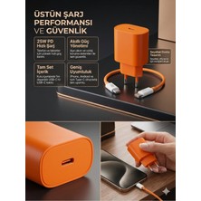 HiboTekno 5W Pd Süper Hızlı Şarj Adaptörü | Usb-C Çıkışlı | 1m Type-C To Type-1mc Kablo Dahil