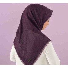 Özense Flamlı Pamuklu Terletmeyen 4 Mevsim Kullanılabilir 100X100 cm Müldür Renkli Eşarp