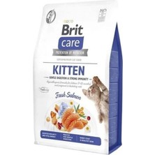 Brit Care Gentle Digestion & Strong Immunity Somonlu Tahılsız Yavru Kedi Maması 2 kg