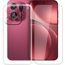Teleplus Oppo Find X9 Pro Kılıf Tpu Kamera Korumalı Silikon + Nano Ekran Koruyucu