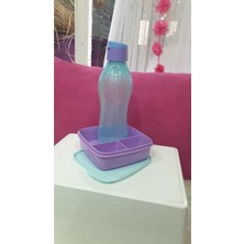 Özbience Çocuklar Için Renkli Bölmeli Beslenme Seti 2'li