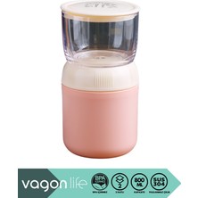 Özbience 800ML Mini Boy Iki Katlı Paslanmaz Çelik Sefer Tası, Sağlıklı ve Şık Tasarım