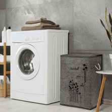 Less Home Keçe Fermuarlı Kirli Sepet